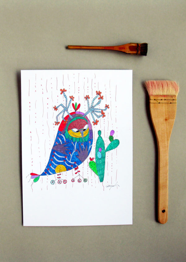 wall Art-Owl in love. - Image 3