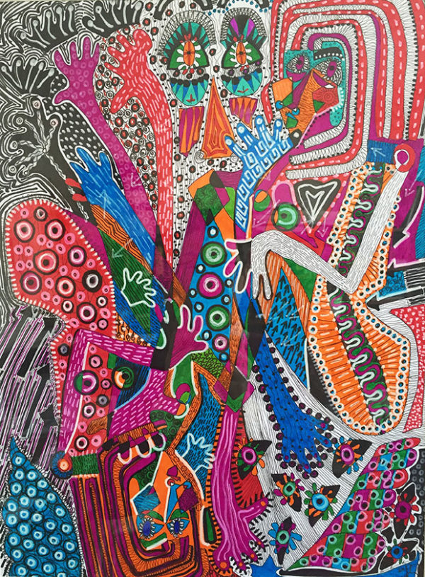 Kozmic Blues painting - Image 2