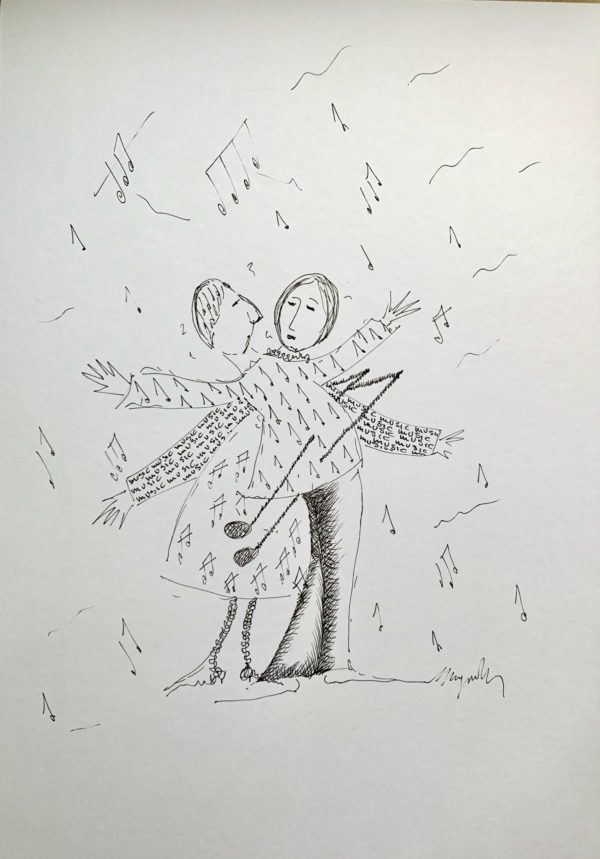 Illustration-The transversal competences of love.