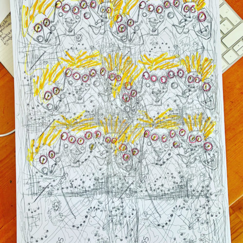 Happiness painting