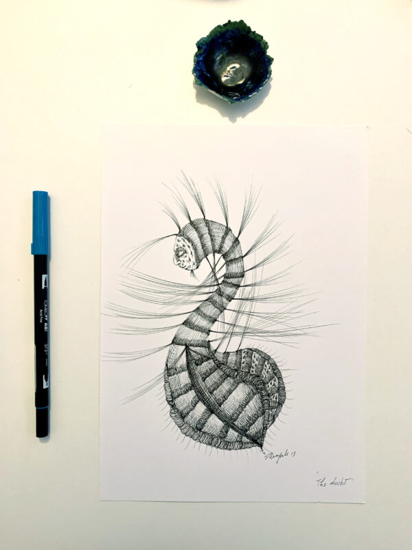The doubt Illustration