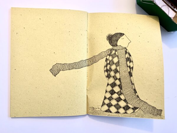 Long scarves - hand drawn notebook - Image 3