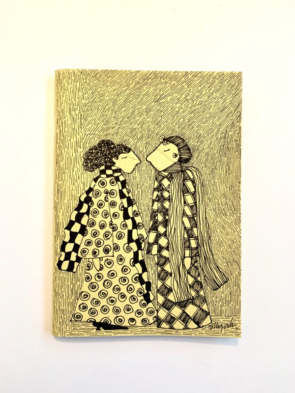 Long scarves - hand drawn notebook