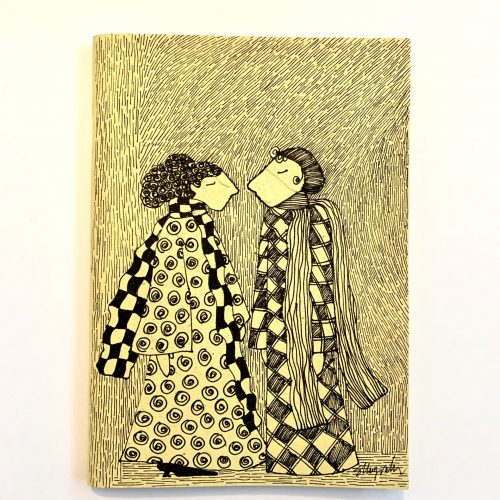 Long scarves - hand drawn notebook