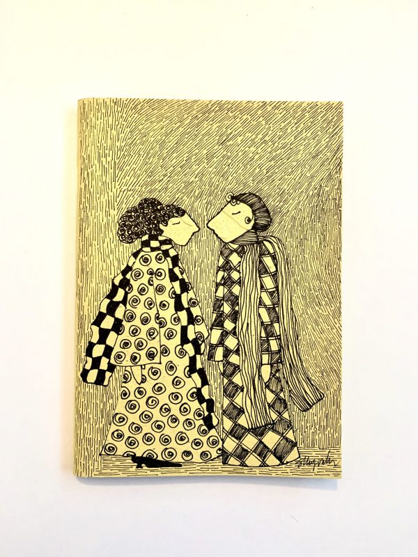 Long scarves - hand drawn notebook