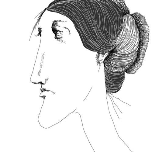 Virginia Woolf-Printable Digital sheet