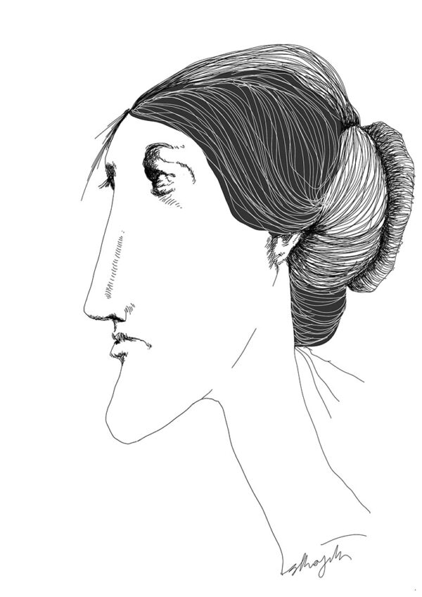Virginia Woolf-Printable Digital sheet
