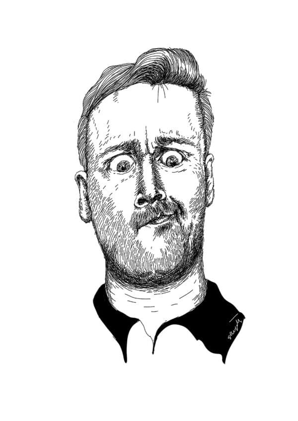 Customized Black and White Portrait - Image 8