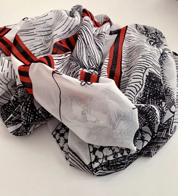 The young Antonio Gramsci art scarf - Image 2