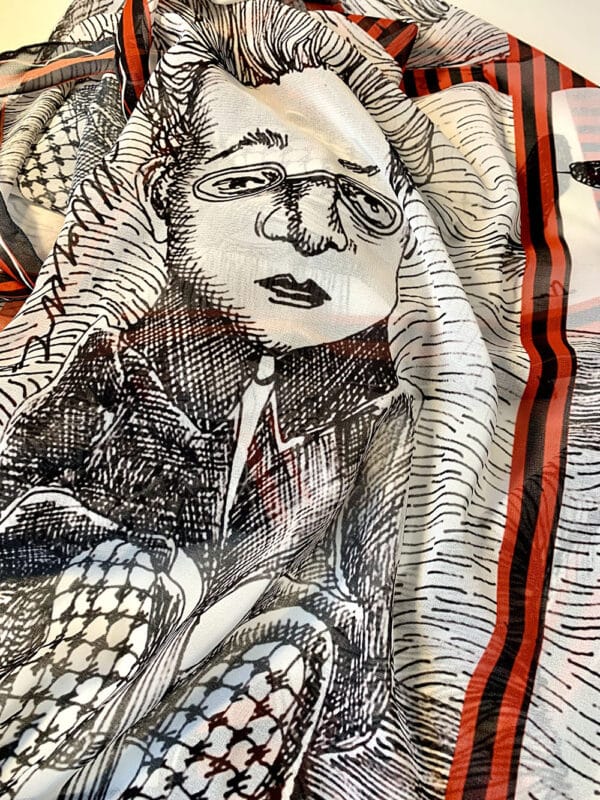 The young Antonio Gramsci art scarf - Image 3