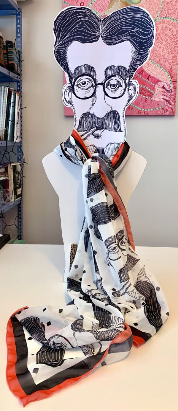 Groucho Marx contemporary art scarf - Image 3
