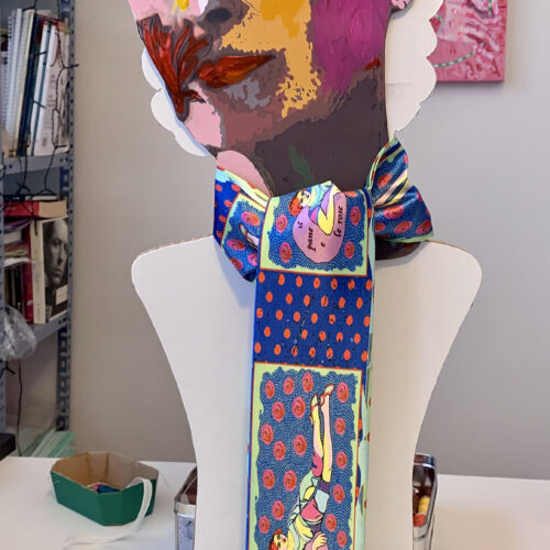 Bread and Roses bandeaux scarf