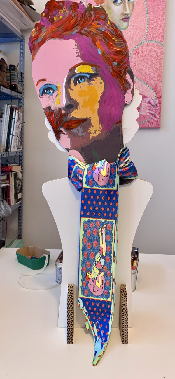 Bread and Roses bandeaux scarf