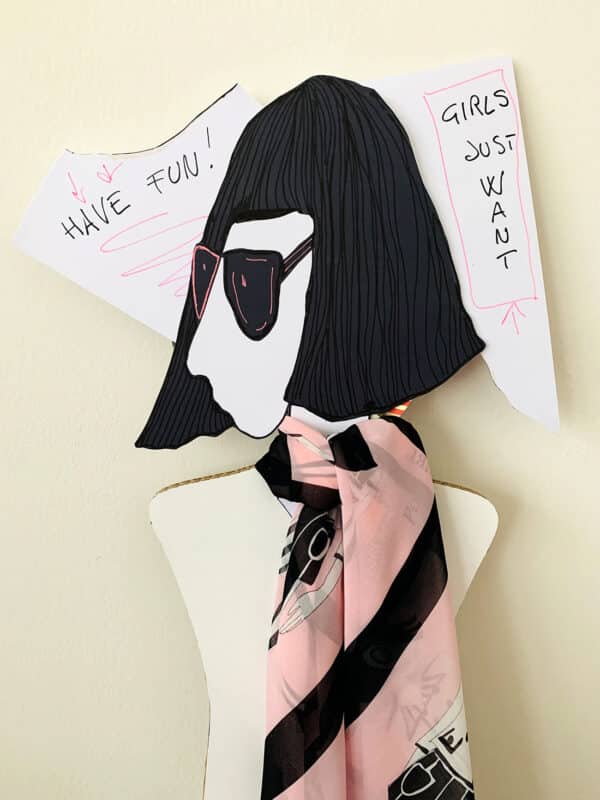 Pop Girl square scarf - Image 2