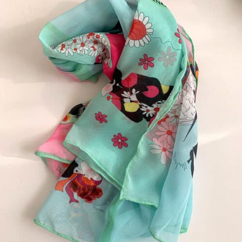 Spring in Central Park square scarf