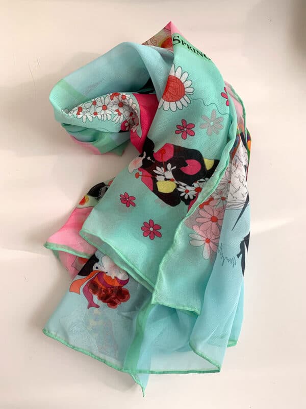 Spring in Central Park square scarf