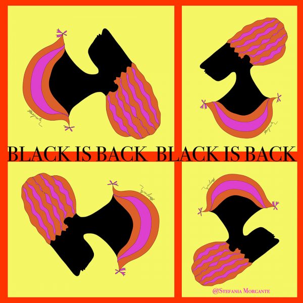 Black is back  little scarf - Image 5
