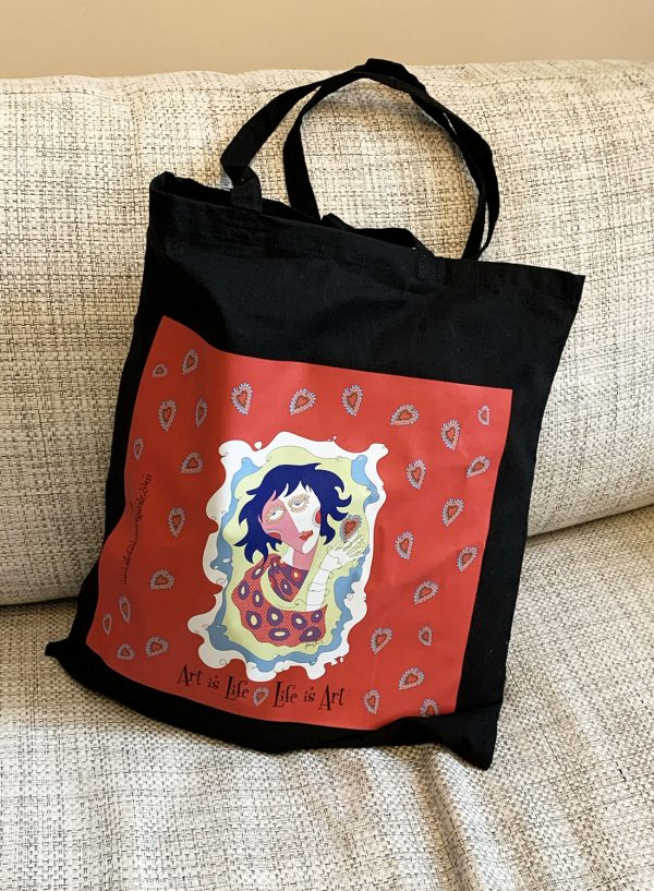 Tote bag Art is Life- Life is Art
