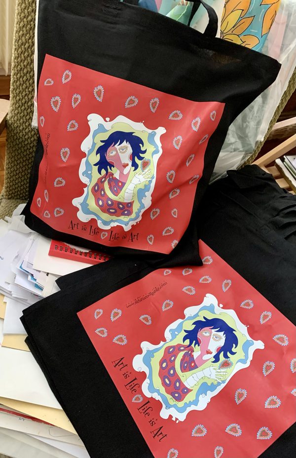 Tote bag Art is Life- Life is Art - Image 2