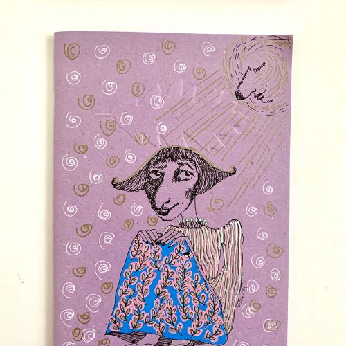 More moody than the moon - hand drawn notebook