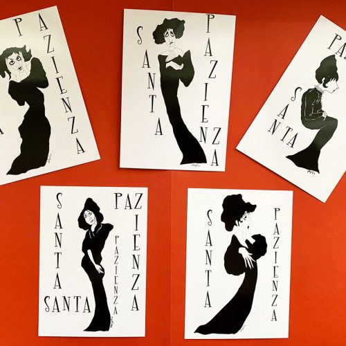 Santa Pazienza- Saint Patience postcards