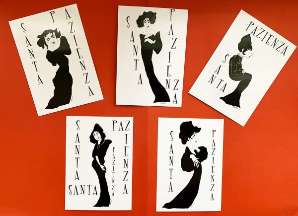 Santa Pazienza- Saint Patience postcards