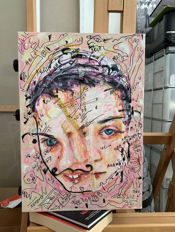 X-PRO II-acrylic painting - Image 2
