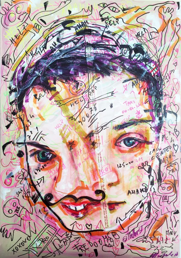 X-PRO II-acrylic painting - Image 3