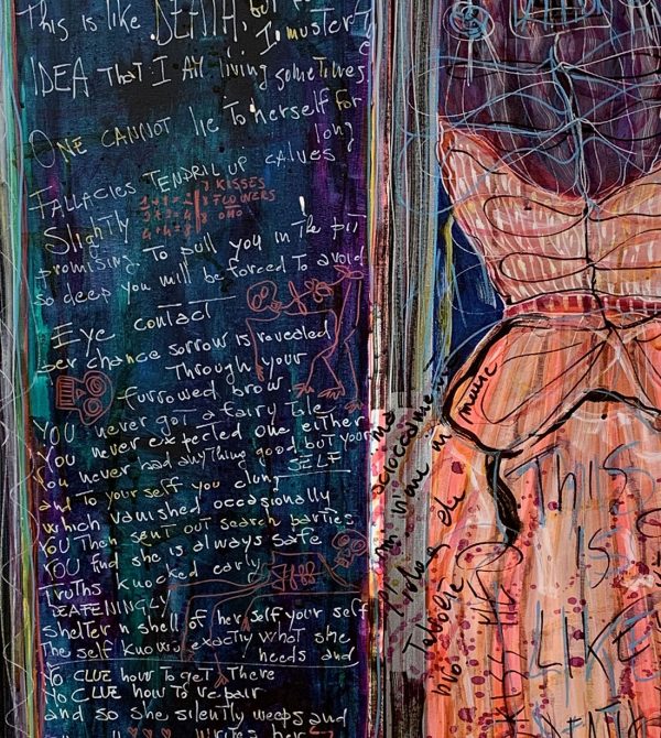 But foolishly idea that I am living sometimes- painting - Image 3