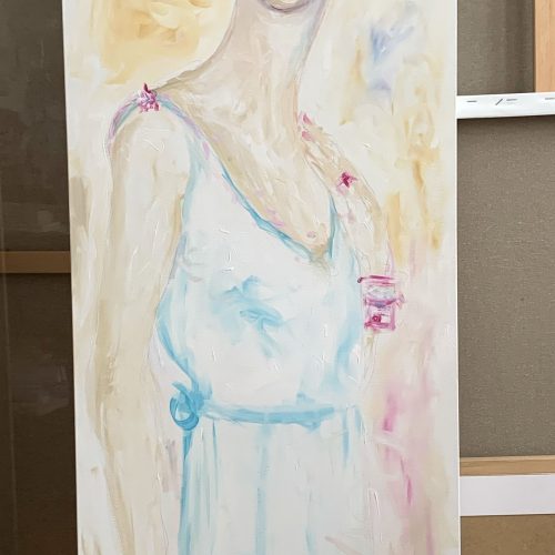 Daisy- acrylic painting