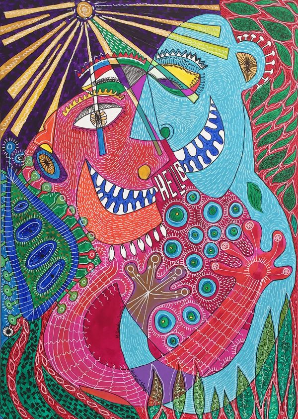 Paradise Lost- acrylic painting