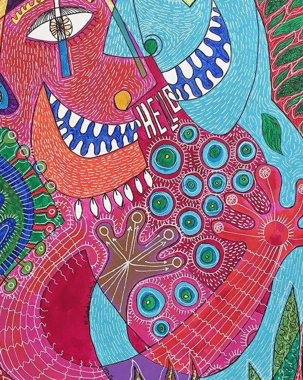 Paradise Lost- acrylic painting - Image 3