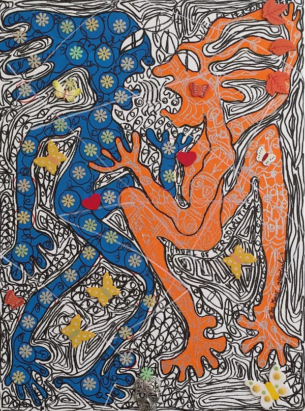 A duel of personalities- painting