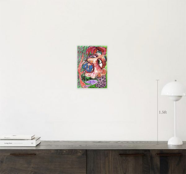 Eat the world - watercolour - Image 5