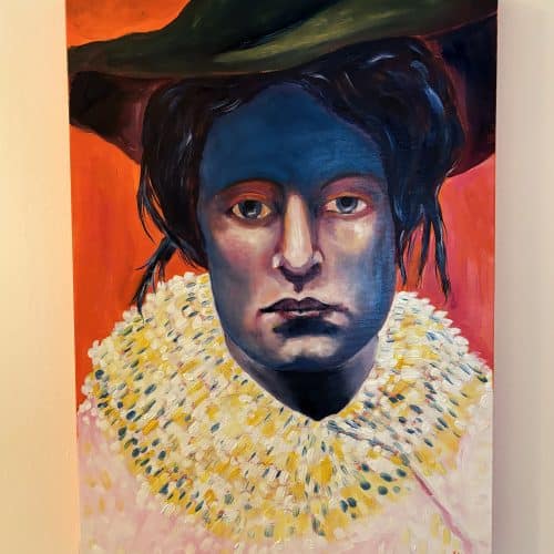 Jane-  Oil paint (water-mixable) on canvas