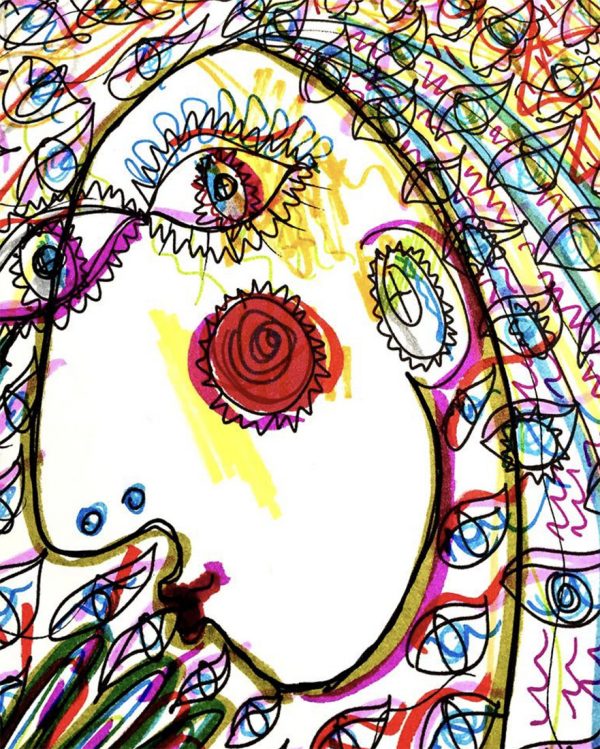 Vanitas (pop eyes) - watercolor - Image 3