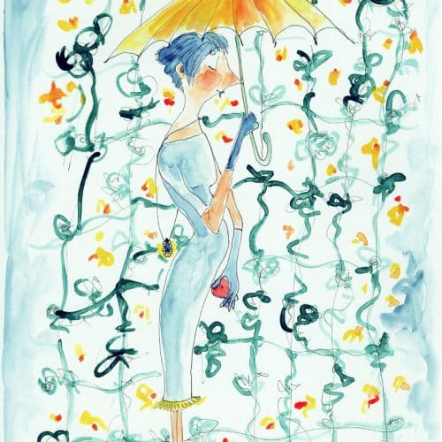 Self-love – Original Watercolor & Ink Illustration