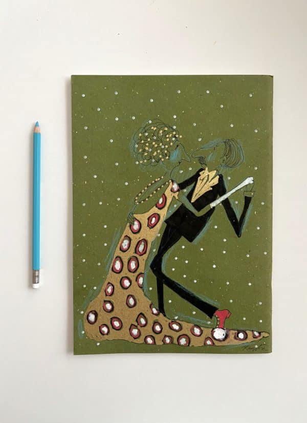 I Wanna Dance With Somebody OOAK notebook - Image 4