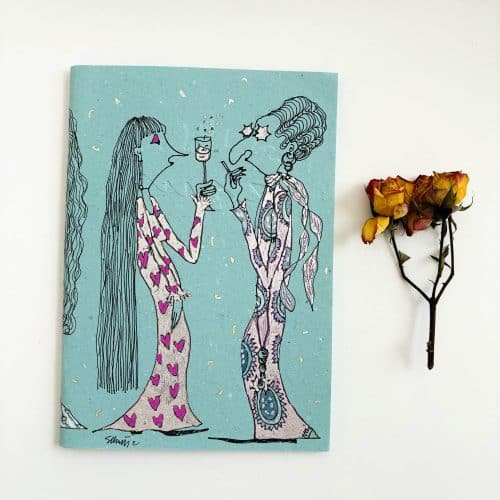Snob - hand drawn notebook