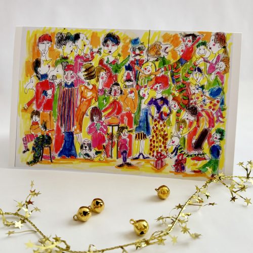 Set of 3 Christmas Cards – “Tragedy is inevitable. But at least it has fairy lights.”