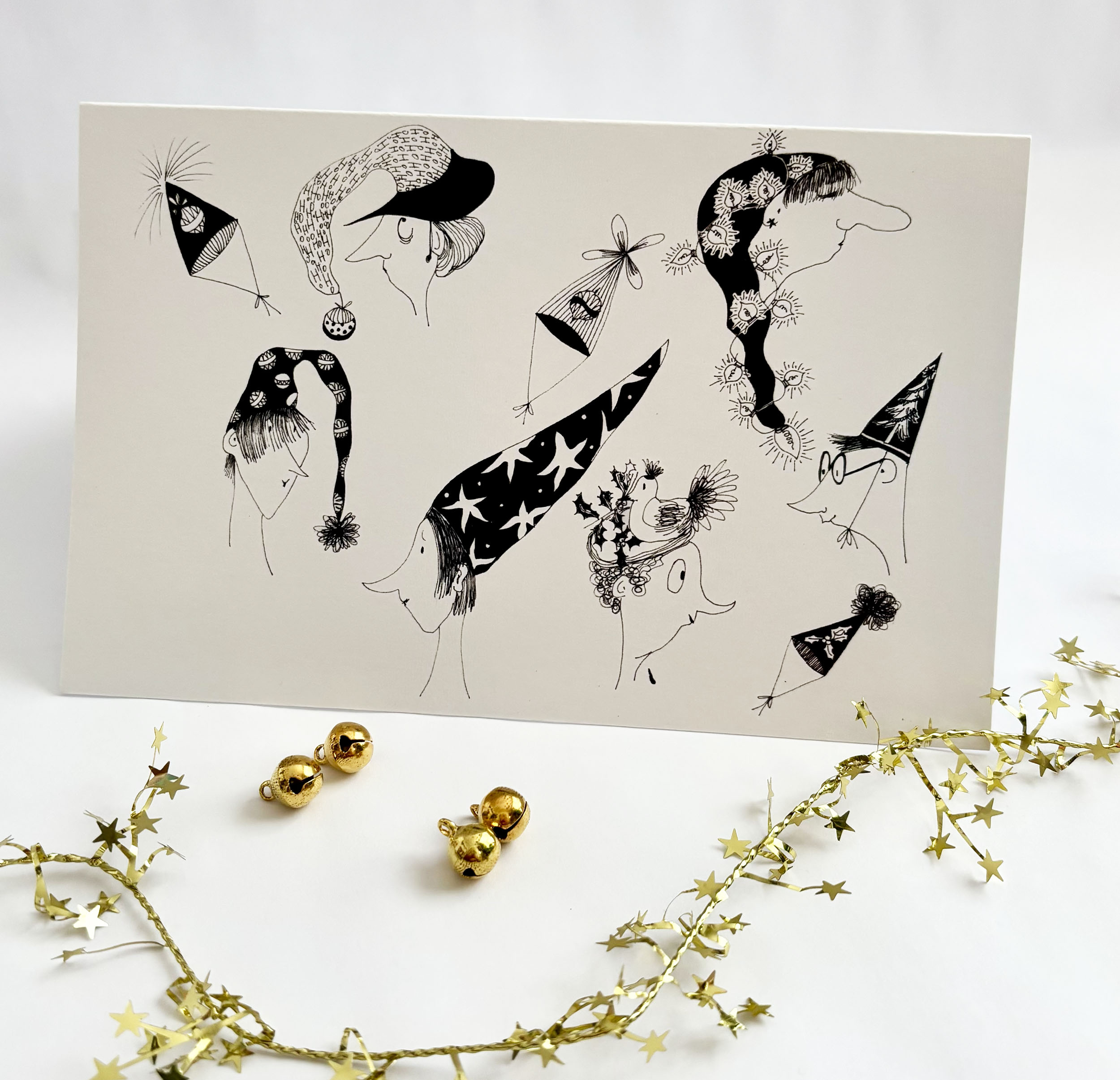 Set of 3 Christmas Cards – “Tragedy is inevitable. But at least it has fairy lights.” - Image 6