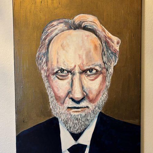 The Censor (il Censore) - Acrylic on canvas