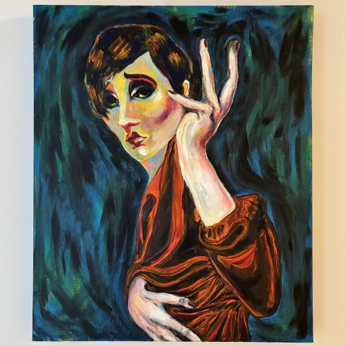 Judith and Holofernes - Acrylic on canvas