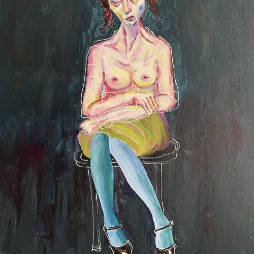 Waiting Room - Acrylic on canvas